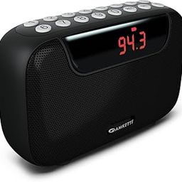 Amkette Pocket Blast 5 in 1 FM Radio with Bluetooth, Powerful Sound, Voice & FM Recording, External Antenna, 7+ Hours Playback, MP3 Player with Number Pad (AUX, SD Card, USB Input) (Black)-3