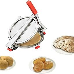 Kuber Industries PURI04 Stainless Steel Puri Press, Silver-image-19