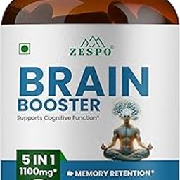 ZESPO Brain Booster 1100mg - Advanced Nootropic Supplement for Memory, Focus & Clarity - GABA, Lion's Mane, Bacopa - Supports Cognitive Function & Mental Alertness-11