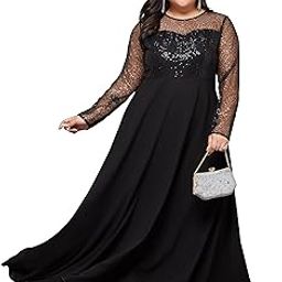 miss chase a+ Women's Solid Embellished Maxi Dress-picture-41
