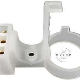 Ceiling Fan Capacitor Mounting Clamp, Heavy Duty, White, Pack of 2-22