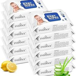EVELANCE Soft Cleansing Baby Wipes | 72 Wipes x 12-864 Wipes | Extra Thick & Moist Wet Wipes for Baby's | Prevents Rashes & Redness with Goodness of Aloe Vera Vitamin E | Praben Free, pH Balanced-6