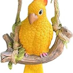 MERISHOPP™ Hanging Parrot Statue Parrot Decor Bird Garden Ornament for Yard Garden|Home & Garden|Yard, Garden & Outdoor Living|Garden D?©cor|Statues & Lawn Ornaments-image-54