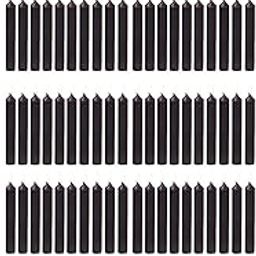 PROSPERRO LUMO Wax By Parkash Chime Candles Set of 100 | Ritual Spell Candle | Unscented (Black)-3