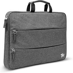 TRU SPIRITS Laptop Sleeve/Pouch/Case/Bag with Handle & Two Front Accessory Pockets – Compatible with Apple, Dell, Lenovo, Asus, HP, Samsung, Mi, MacBook & Notebooks-11