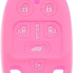 Lr Decor Bazaar Car Key Silicone 6Buttons Protective Case Cover For Honda Odyssey Pink-image-7