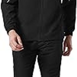 Classic Comfort Tracksuit For Men's (IN, Alpha, 2XL, Regular, Black)-picture-12