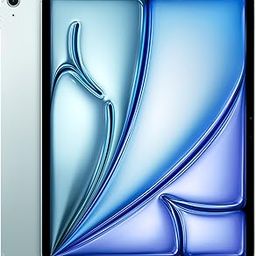 Apple iPad Air 13″ with M3 chip: Built for Apple Intelligence, Liquid Retina Display, 128GB, 12MP Front/Back Camera, Wi-Fi 6E + 5G Cellular, Touch ID, All-Day Battery Life — Blue-10