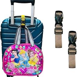 2pack Luggage Holder for Travelling Bags & Suitcases, Luggage Belt Portable, Adjustable Combination Travel Anti-Lost Strap Luggage Connector Straps, Travel Strap 1inchx22inch (Gray)-image-46