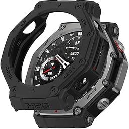 OBOE Silicone Sports Bumper Case Compatible with Amazfit T-Rex 3 Smart Watch (Black) [WATCH NOT INCLUDED]-image-27