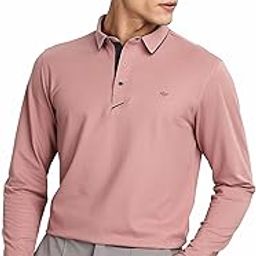 Men's Full Sleeve Polo T-Shirt | Premium Cotton | streatchable | Enzyme bio Washed | Feather Touch Feel | Sustainable-image-5