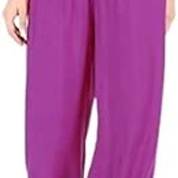City Fashion 100% Pure and Soft Rayon Plain Solid Casual Palazzo for Women, Color: Falsa (Free Size)-image-99