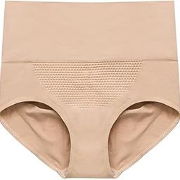 Women Waist Shapewear with Anti Rolling Strip Tummy Tucker Control Women's High Waist Slimming Panties Seamless Control Underwear Multi Color (Fits 28-44 Waist)-image-84