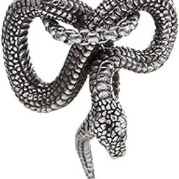 FURIOUS INFINITY SNAKE (T) - Pure Titanium Steel Pendant with Stainless Steel 24inch Round Box Chain, European trending Style for Men & Boy-image-81