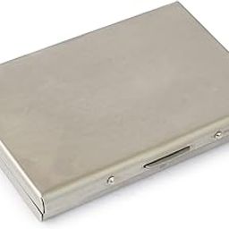 6 Slots Steel RFID Blocking Metal Credit Card Holder Wallet for Men & Boys (9.5cm x 6.7cm x 1.5cm,Blue)-image-72