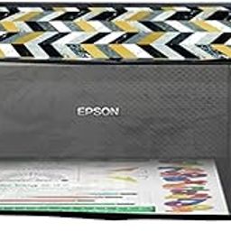 Printer Cover Compatible for Epson L3250 All-in-One Ink Tank Color with Zipper for Dust Protection Multicolor-26