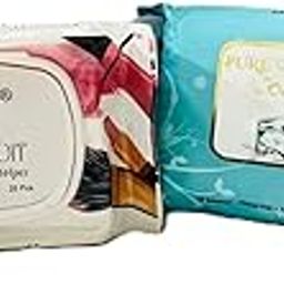 Face Wipes | Lofrensee Wipe It Off Makeup Remover Wipes 25 Wipes & Ice Cool Face Wipes 25 Pieces | Set Of 2 |-image-16