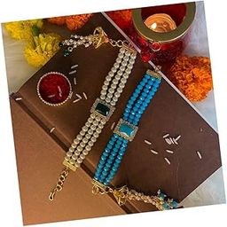 Pearl Hanging Lumba Bracelet for Women (R010-Lco) (Pack Of 2 Pcs)-image-13
