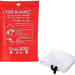 IRONSTAY® FIRE BLANKET (1 X 2) METER FIBER GLASS Industries Hotels Kitchen Camping Home Flame Retardant Fiber Glass Material Fire Suppression Blanket-73