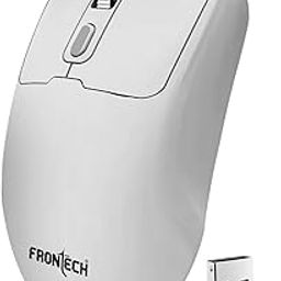 FRONTECH MS-0058W Wireless Mouse | Dual Mode (2.4G & Bluetooth 5.0) | 1600 DPI | 4-Button | Lightweight & Compact | Compatible with Windows, Mac, Android | USB Receiver Included-20