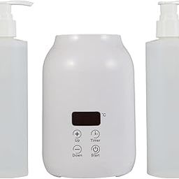 Club Bollywood®Single Bottle Oil Heater with 2Pcs Empty Bottles Salon Spa Oil Bottle Warmer White| Mage Oils & Lotions| Mage Oils & Lotions|Health & Beauty |• Health & Beauty|1X Essential Oil Heater-picture-17