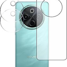 VIYAN Back Skin 4 layer With Camera Lens Protector for Compatible Vivo T4 5G with Full Screen Coverage (except edges) and Easy Installation Kit, (Pack of 1)-22