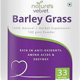 Natures Velvet Lifecare Barley Grass Powder, 100 gms - Pack of One-28