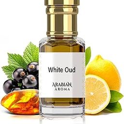 Arabian Aroma White Oud Attar | Citrus & Floral Fragrance with Amber & Musk | Long-Lasting Alcohol-Free | Oil-Based Sandalwood Attar | Itra Perfume for Men & Women | 100% Perfume for Men & Women (6ml)-image-15