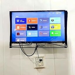 FLIPSO Transparent 32 inch LED/LCD TV Cover with Zip closure | Dust & Waterproof TV Protector Cover | Compatible for All Brands 32 inches TV (Clear)-picture-11