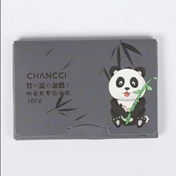 THECLOUDMALL®100pcs personal face oil blotting paper bamboo charcoal oil absorbing sheets natural black charcoal oil absorbent paper (black)-image-59