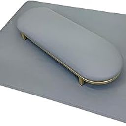 LOSA Nail Art Cushion Mat Set Nail Hand Pillow and Mat Set for Home Nail Art Nail Light Gray-image-46