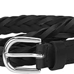 Women's Genuine Leather Braided Belt-image-43