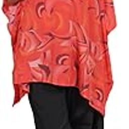 abstract print short Kaftan Tunic free size beach cover up Kaftan | One size fits all | 100% Imported Polyester-2