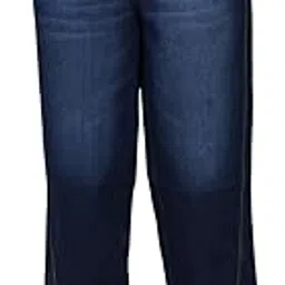 mm-21 Navy Blue Carrot Fit Jeans for Women-picture-9