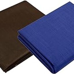 MEN'S Cotton Shirt & Poly-Viscose Trouser Fabric Combo Set-image-87