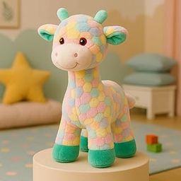 Storio Soft Plush Giraffe Toy for Kids | Ultra-Soft Cuddly Stuffed Animal for Babies, Toddlers & Children | Cute Hugging Toy for Boys & Girls | Washable & Safe | Birthday Gift for 1-6 Year Old-15