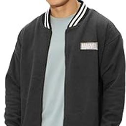 Marvel: Retro Covers Varsity Men and Boys Long Sleeves Band Neck Reversible Oversized Jackets-image-42