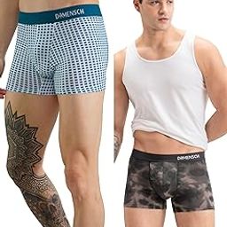 Regular Fit Printed Trunks for Men Pack of 2| Mircromodal, Elastane Fabric, Anti-Bacterial and Microfibre Waistband-picture-12