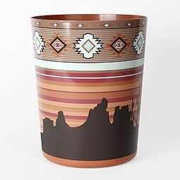 SKL Home Southwest Sunset Waste Basket, Terra-26