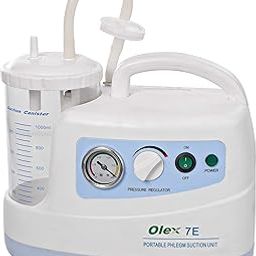 Olex Portable Phlegm Suction Machine Unit with 1000 ml Jar for Home, Clinic, Dentist and Hospital with 1 Year Warranty-picture-20