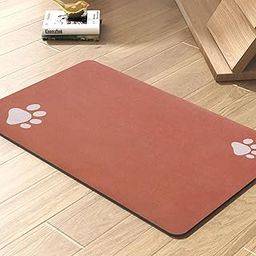 Pet Feeding Mat - Absorbent Dog Mat for Food & Water Bowl - No Stains Quick Dry Dog Mat - Ideal for Messy Drinkers-picture-18