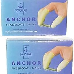 A. SHARIF™ Anchor Surgical Finger Coats - 144 Nos. Finger Protection from Dust & Dirt - Pack of 2.-image-57
