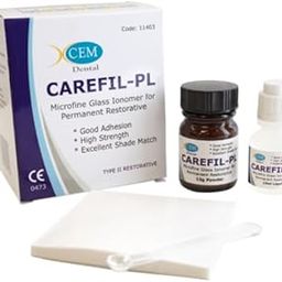 XCEM Carefil-PL 30g Powder 10ml Liquid | Microfine Glass Ionomer for Permanent Restorative | Dental Filling Material-image-74