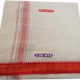 Dhoti for men cotton, single dhoti (2 meter / 4 mulam)_DSG0076-image-57