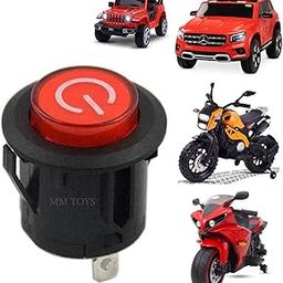 MM TOYS Electric Kids Car Bike 3 Pin On Off Switch Push Type Suitable for 6v and 12v Car and Bike pack of 1-image-6