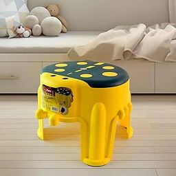 PRANSHI ENTERPRISE Bubble Kids Stool – Durable & Lightweight Plastic Stool for Children | Anti-Slip Design | Multicolor | Up to 65kg Load Capacity (Multicolor)-picture-10