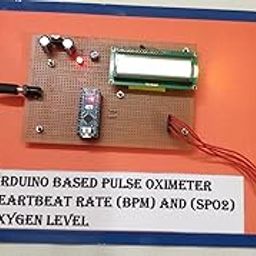 Vigyanics Heart Beat (BPM) Rate and Oxygen (SPO2) Level- School College Electronics Project-5