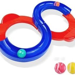 PRITAMA Balancing Track Toy - Creative Track Balancing Game, Bouncing Ball for Kids 8 Shape Infinite Loop Game, Toys for Kids-10