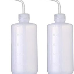 SHIELD PLUS Plasti Squeeze Bottle -2Pcs Safety Wash Bottle 500ml Convenient Green Soap Supply Tattoo Squeeze Bottle with Scale Labels Watering Tools for Medical Label Tattoo Supplies(500ml / 16oz)-9