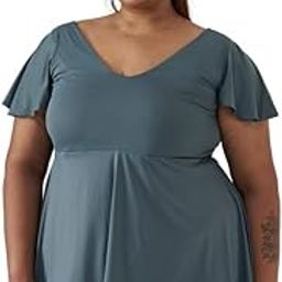 Plus Size Swimsuit Set for Women| 2 Piece Swimsuit for Women with Swim Dress and Shorts | Half Zip at Neck | No Built-in Bra | 4 Way Stretchable Swimwear | Quick Dry-16